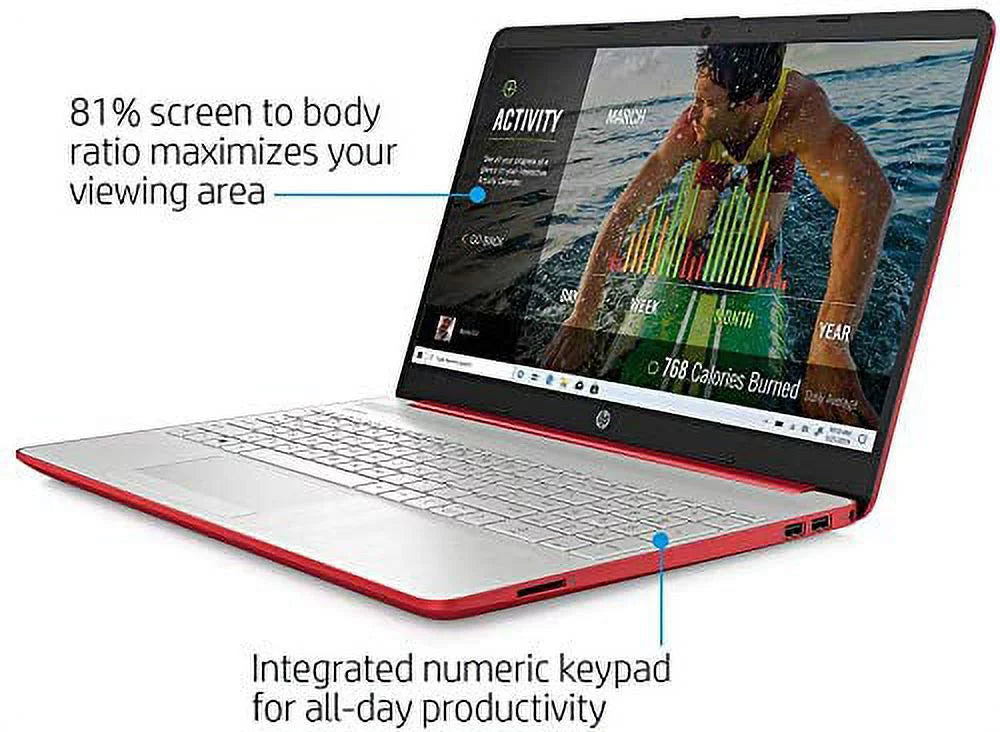15.6" HD Laptop, Intel Quad-Core, 8GB RAM 256GB SSD, Windows 10 Home W30530
