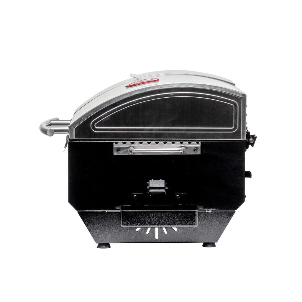 Portable Tabletop Wood Pellet Grill, Stainless Steel M8266