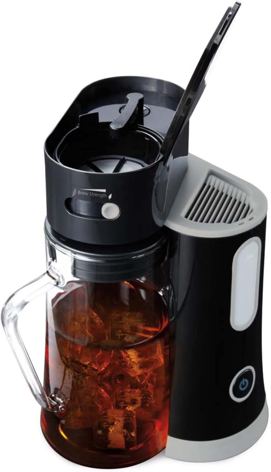 2-in-1 Iced Tea Brewing System with Glass Pitcher, 2.5 quarts U59454