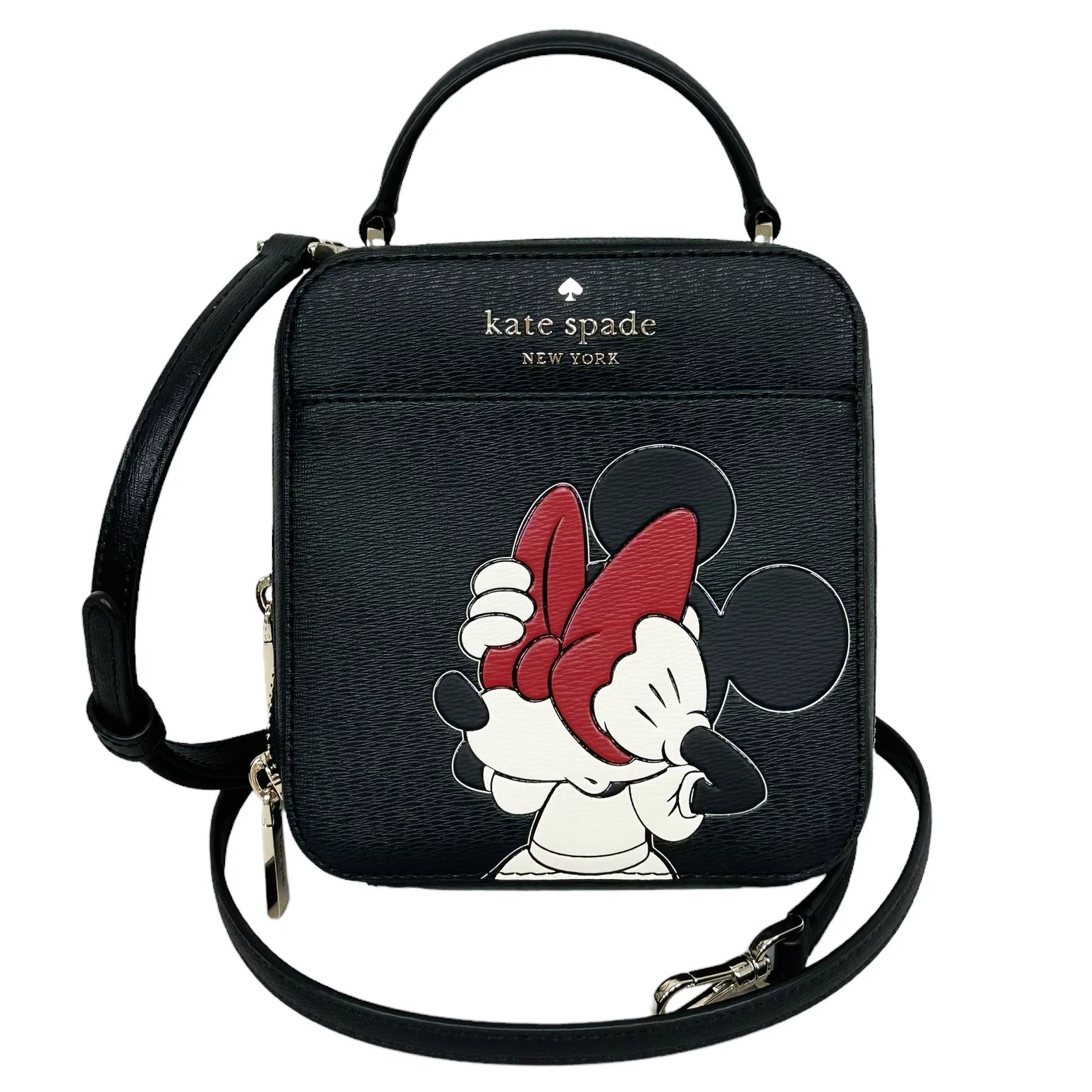 Disney Minnie Mouse Daisy Vanity Saffiano PVC Crossbody Handbag C1606