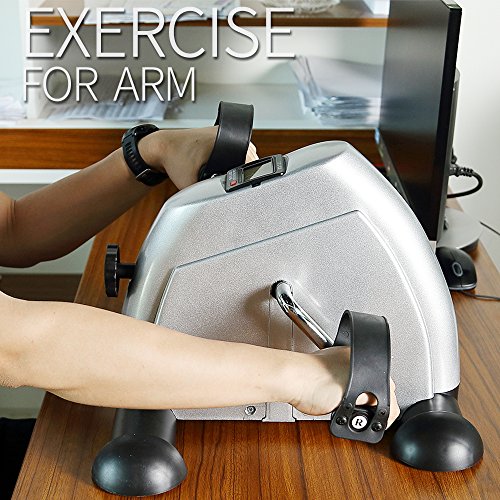 Under Desk Bike Pedal Exerciser with LCD Display A386994