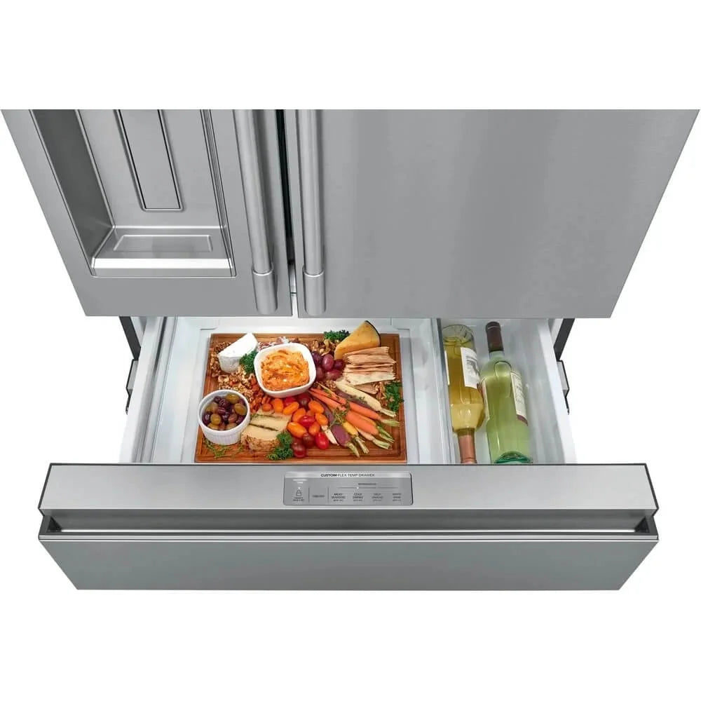 Counter Depth French Door Refrigerator, 21.8 Cu. Ft., Stainless Steel U1136