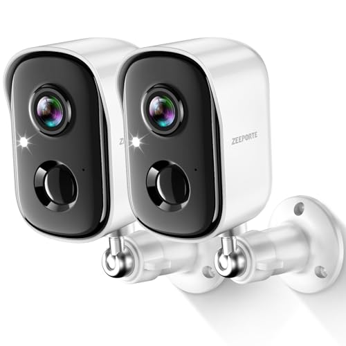 Wireless Outdoor Security Camera, 2K Battery Powered with AI Motion Detection J67126