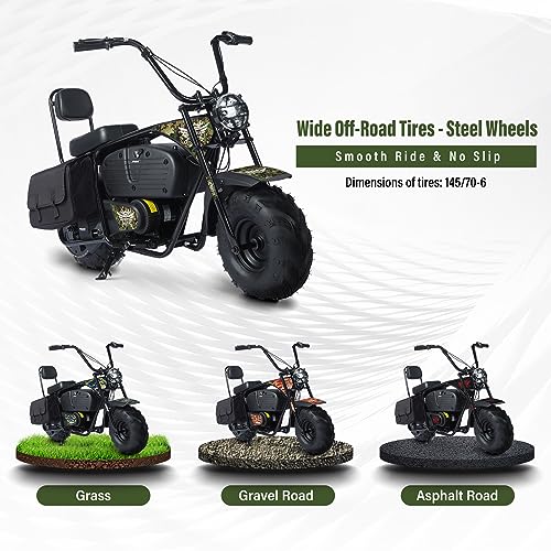 Electric Mini Bike for Kids, 36V Battery, 1000W Motor, 2 Speeds, Green G2174