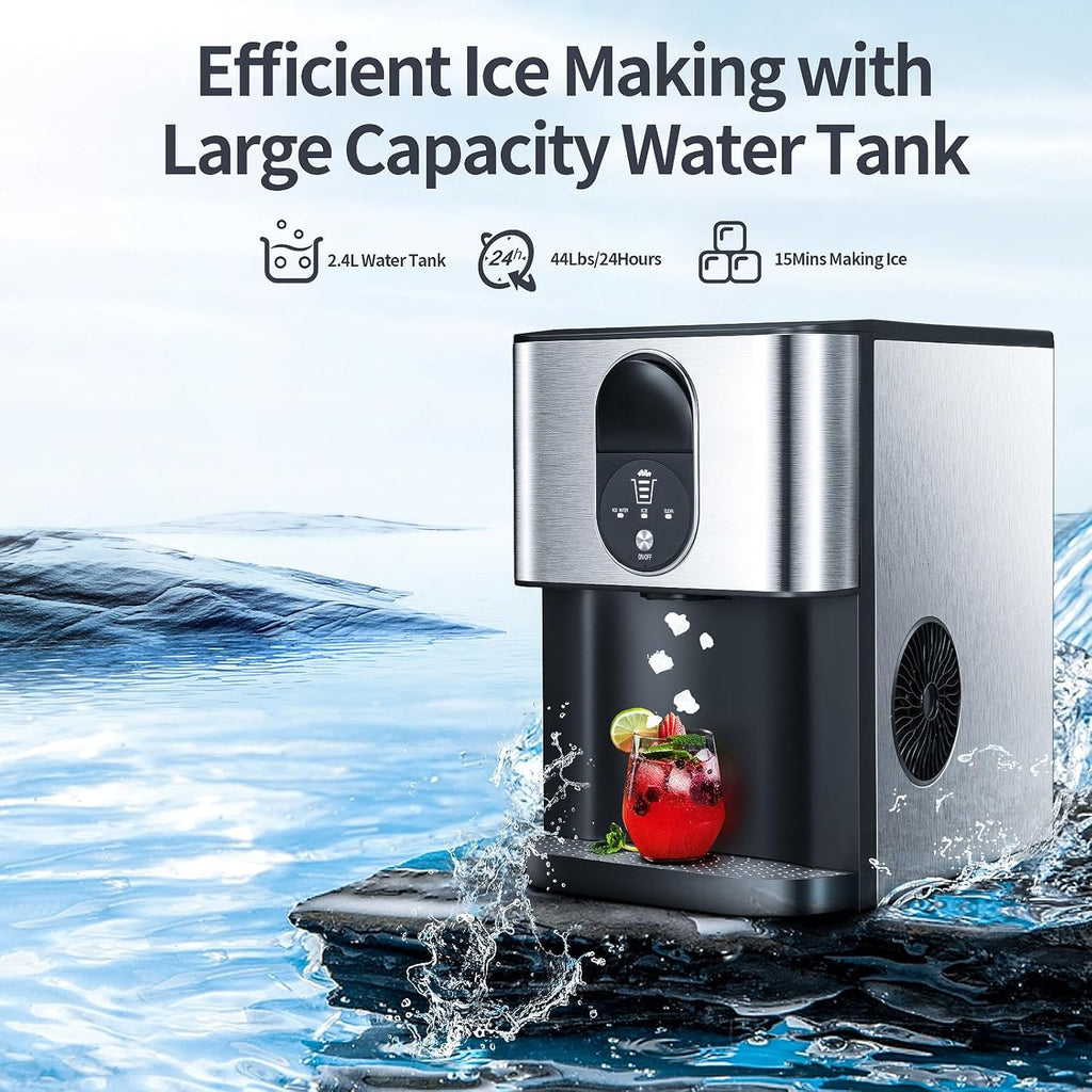 Countertop Nugget Ice Maker with Self-Cleaning J874