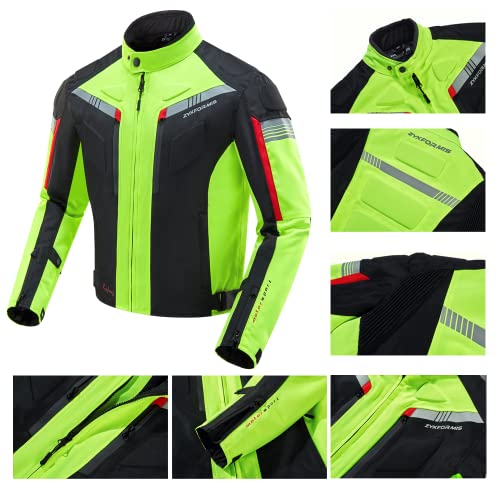 Waterproof Motorcycle Jacket with Armour for Men V4820