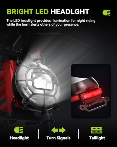 Electric Dirt Bike for Adults 20 Inch Fat Tire Off Road K530