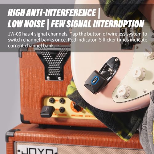 Wireless Guitar System 5.8GHz Transmitter Receiver with Charging Box F42239