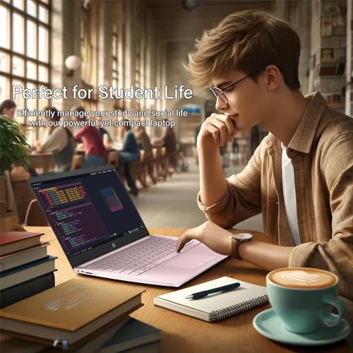 14 Ultrabook Intel 4-Core CPU 32GB RAM 1600GB Storage Pink Win 11 Z4960