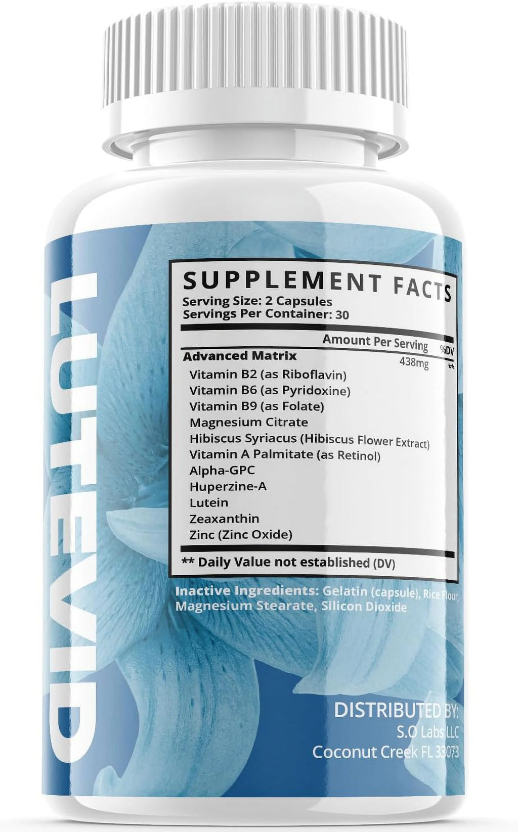 Vision Matrix Formula Dietary Supplement, 180 Capsules L305070