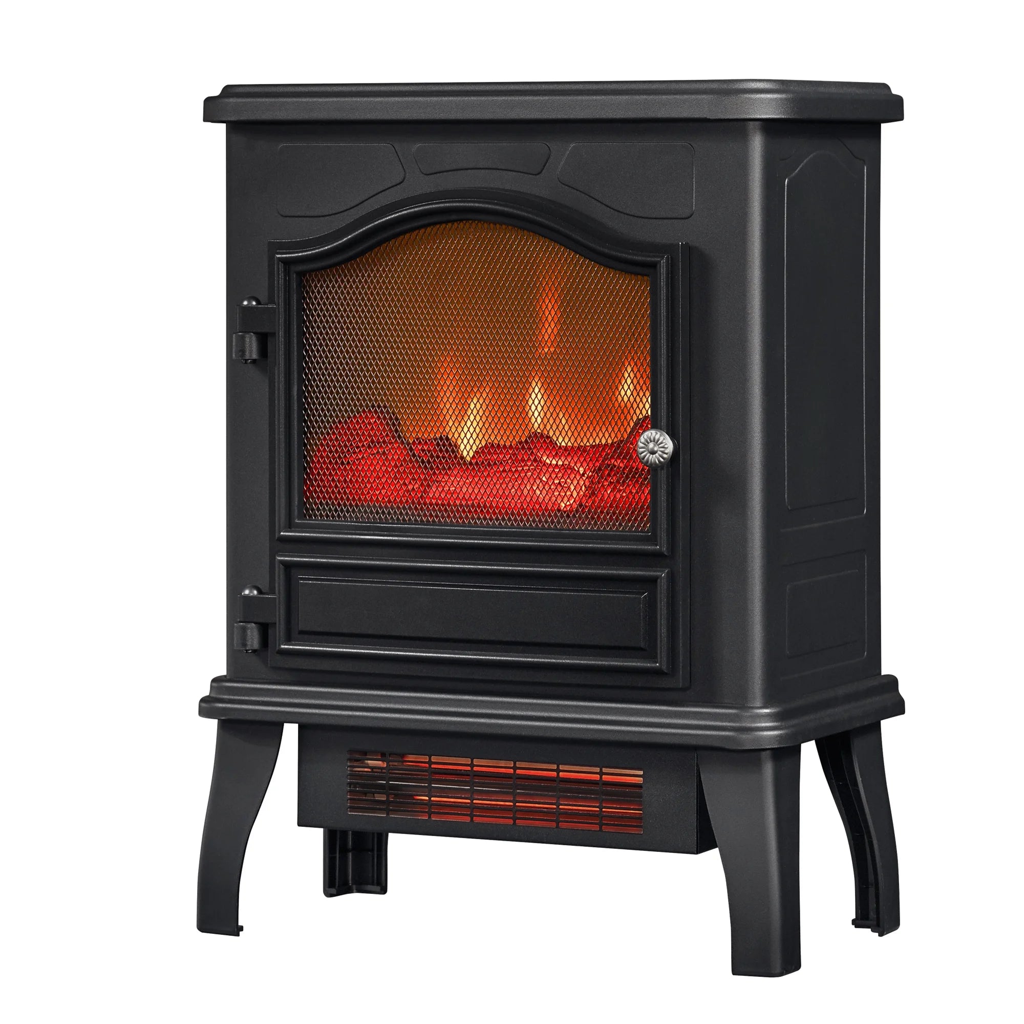 Infrared Quartz Electric Stove Heater, 1500W, Black I5759
