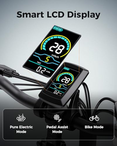 Folding Electric Bike for Adults, 1200W Peak Motor, 28MPH Max Speed, 48V 10AH Removable Battery, 20" Fat Tire M840673