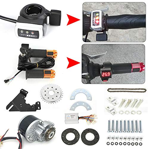 24V 250W Electric Bike Conversion Kit, Left Chain Drive, Twist/Thumb Throttle P81957