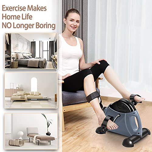 Under Desk Bike Pedal Exerciser with LCD Display A386994