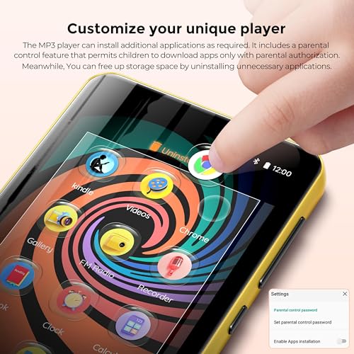 160GB Bluetooth WiFi MP3 Player with 4" Touch Screen W455759