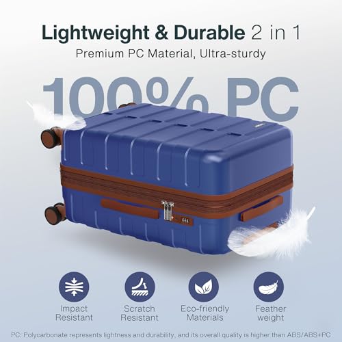 Luggage Set 3 Piece Hardside Expandable Lightweight with TSA Lock Spinner Wheels H69941
