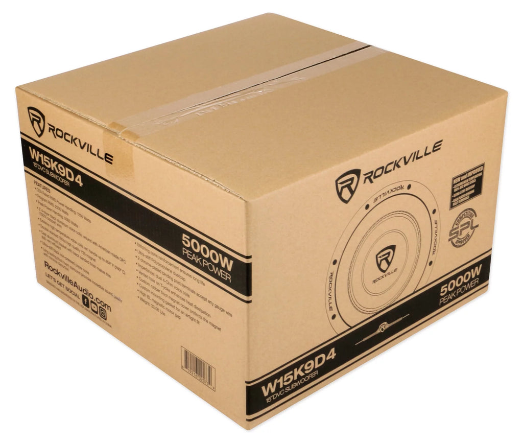 15" 10,000W Car Subwoofer with Sealed Box Enclosure I69222