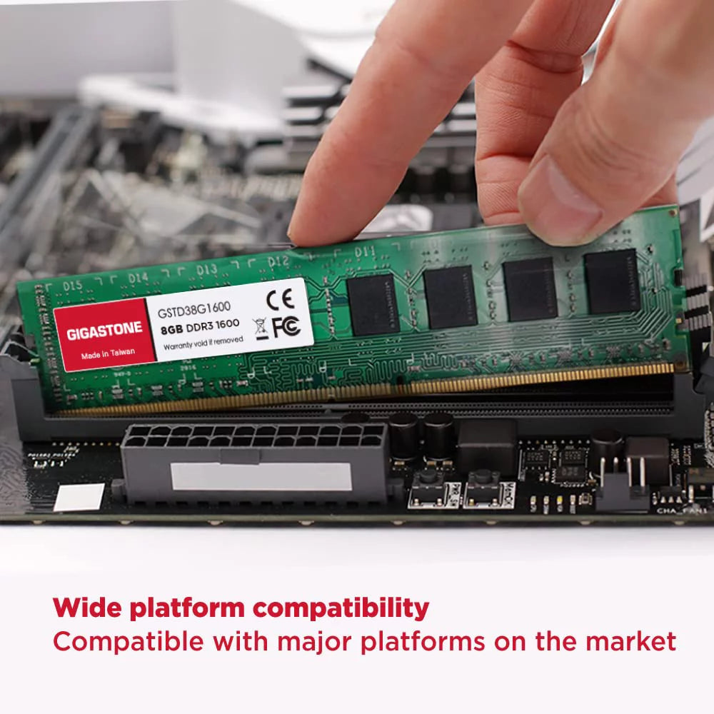 DDR3 RAM 32GB (4x8GB) 1600MHz PC3-12800 Desktop Memory Module B710