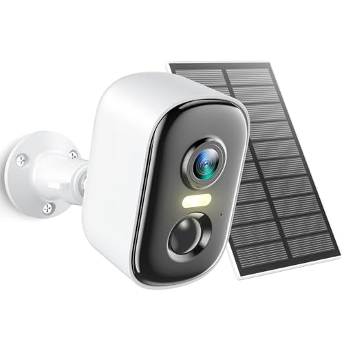 Wireless Outdoor Security Camera 2K Battery Powered WiFi, AI Motion Detection, Color Night Vision, IP66 Waterproof, 4 Pack R2584