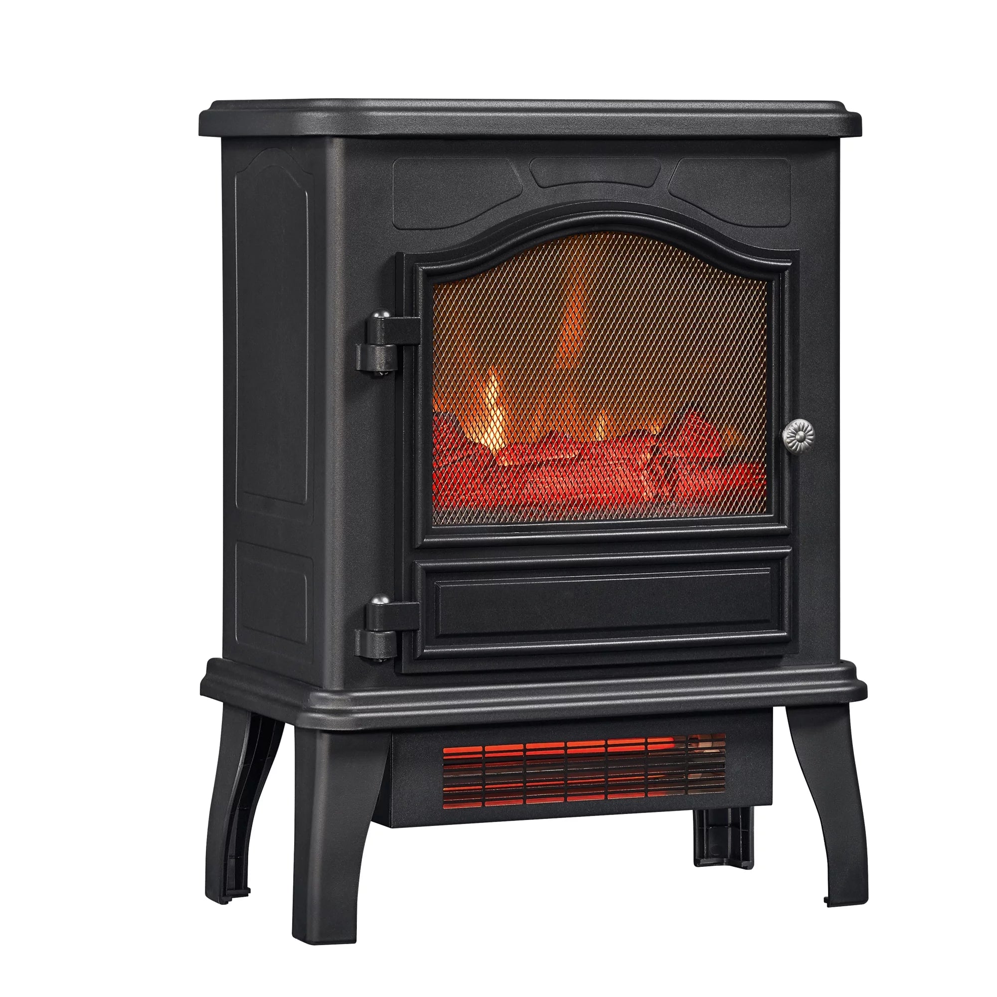 Infrared Quartz Electric Stove Heater, 1500W, Black I5759