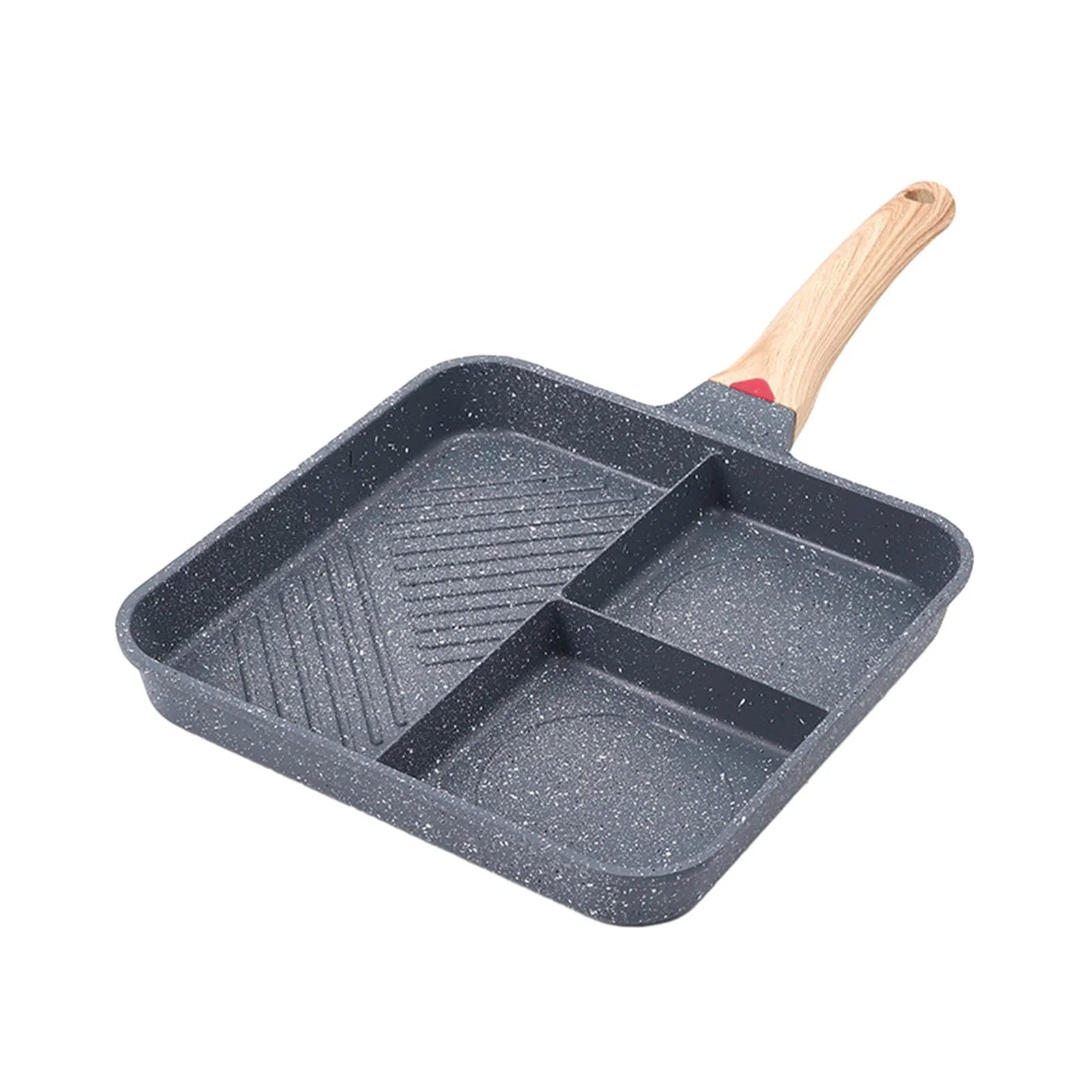 3 Section Nonstick Breakfast Frying Pan O682319