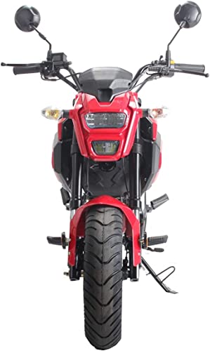 125cc Motorcycle Dirt Bike Street Gas Bike, Red T5055
