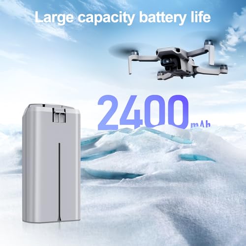 2-Pack Mini Drone Intelligent Flight Battery 2400mAh 31 Min I851932