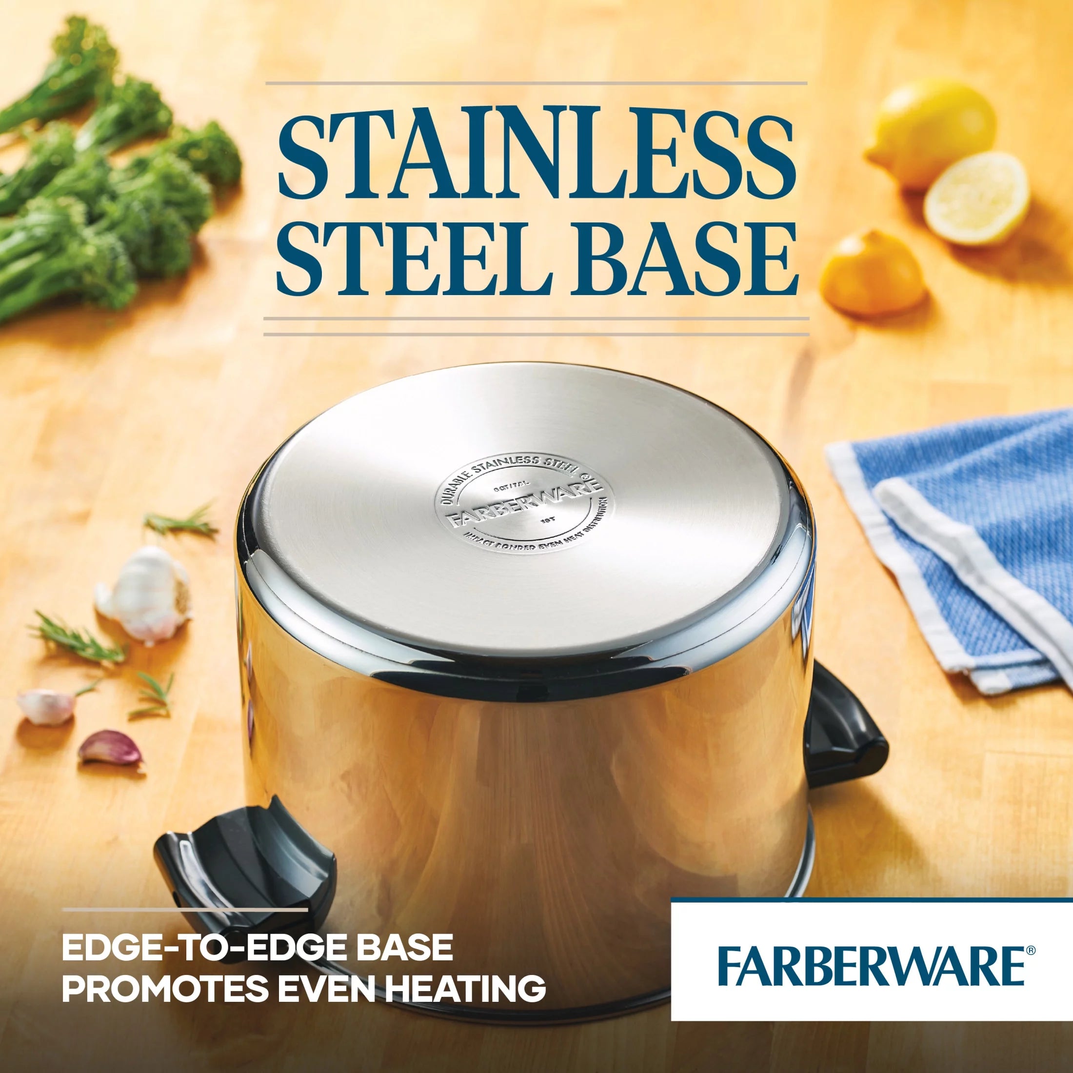 Stainless Steel 8 Quart Stockpot with Lid W836