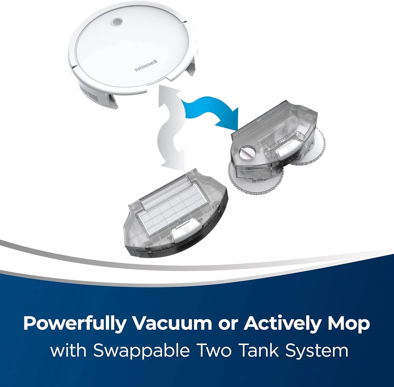 2-in-1 Hard Floor Robot Mop and Vacuum E76128