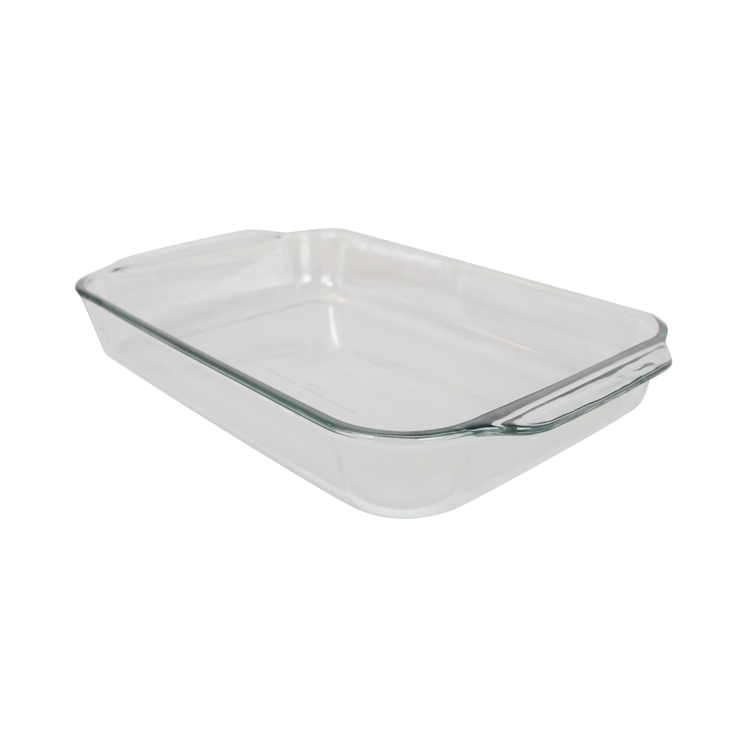Glass Baking Dish with Red Plastic Lid, 2-Pack E3329