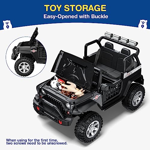 12V Kids Electric Ride On Car with Remote Control, 4-Wheel Suspension, Bluetooth Speaker P8629