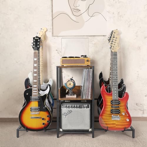 Guitar Stand 4-Tier Rack Holder for Acoustic, Electric, Bass R41022