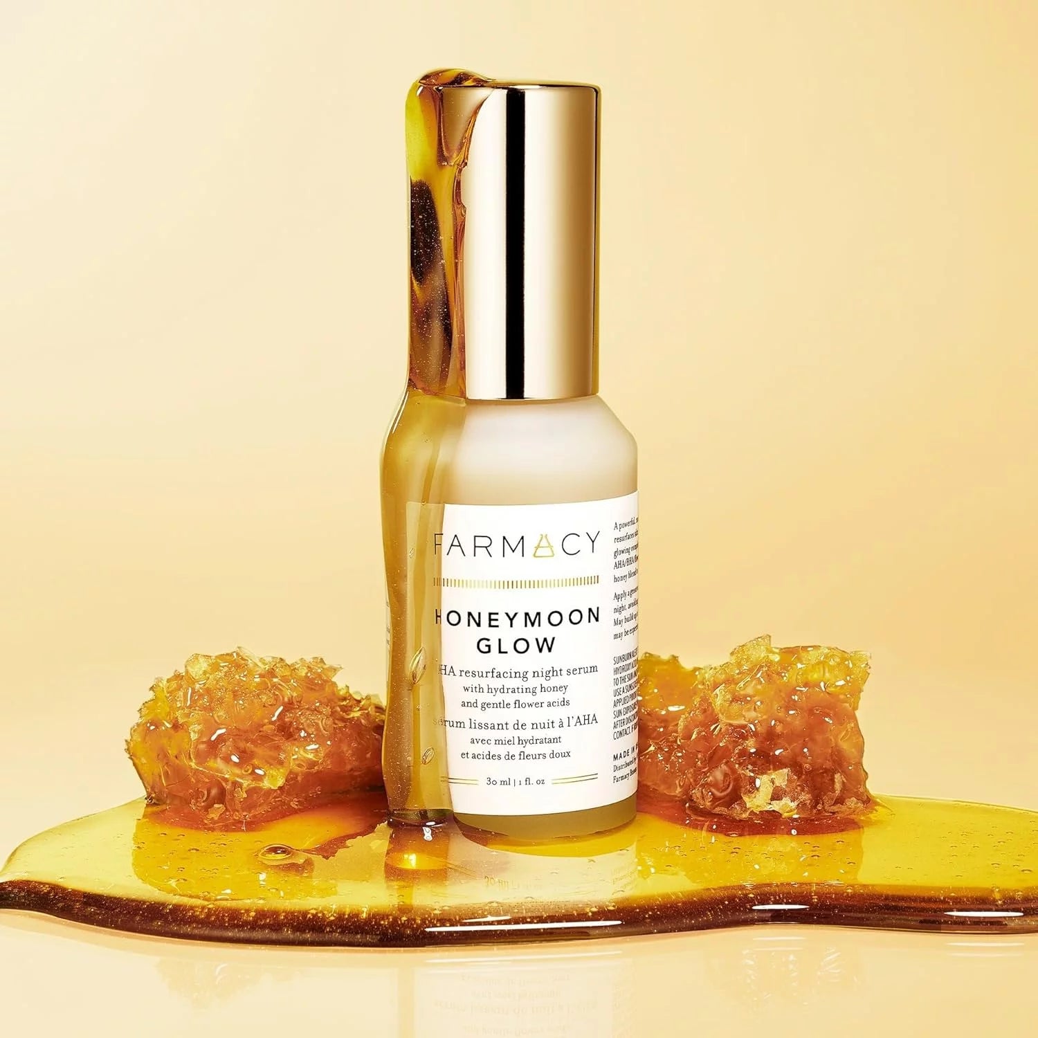 AHA Hydrating Night Serum with Hyaluronic Acid D7342
