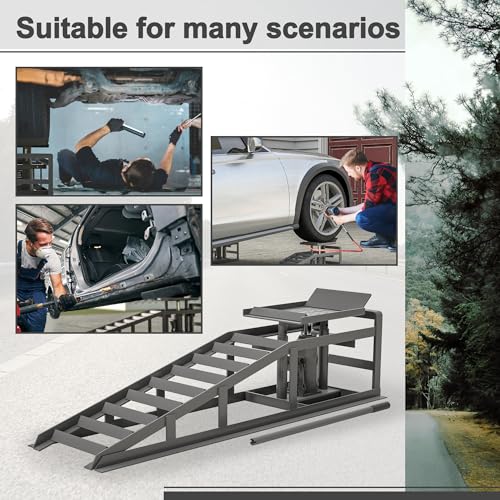 Hydraulic Car Ramps 5 Ton Low Profile Vehicle Lift C11276