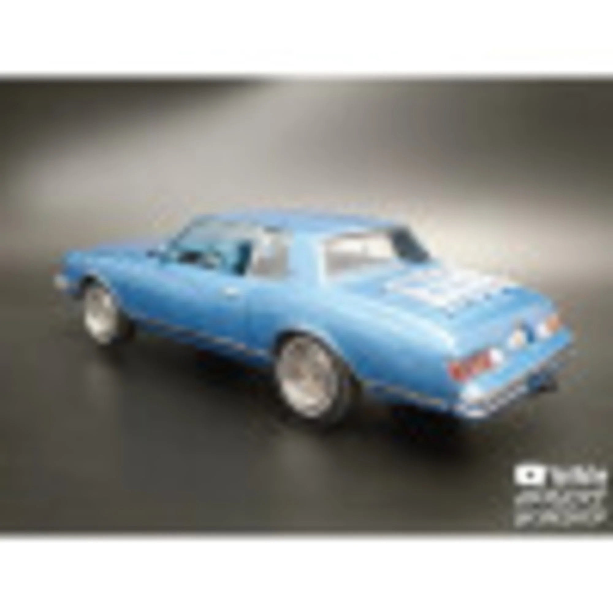 1:25 Scale Model Kit - 1980 Chevy Monte Carlo with Chopper & Trailer, Unpainted Building Kit Q628