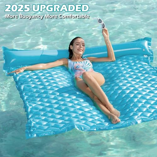Giant Inflatable Floating Water Mat for Pool Lake Beach H3699