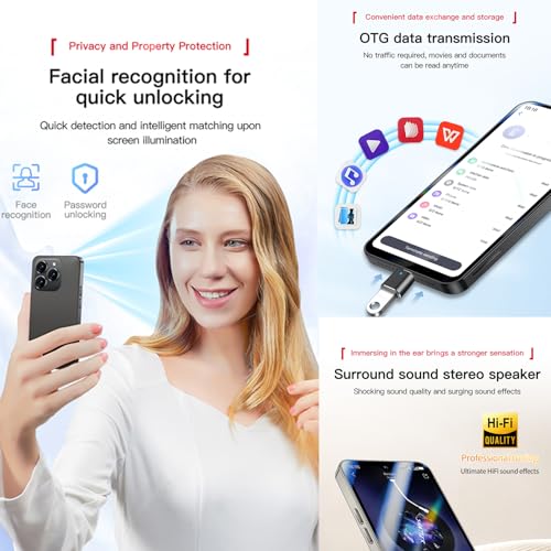 3G Mini Smartphone 3.0 Inch WiFi GPS Quad Core Android 8.1 Palm Phone Slim HD Camera Dual Sim 2GB RAM 16GB Light Blue H59317
