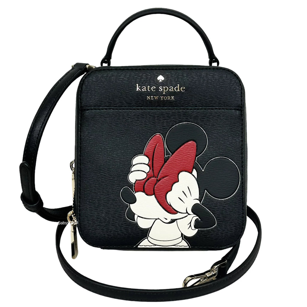 Disney Minnie Mouse Daisy Vanity Saffiano PVC Crossbody Handbag C1606