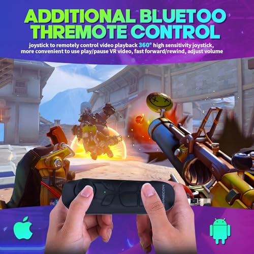 VR Headset for Smartphones with Bluetooth Controller I17872