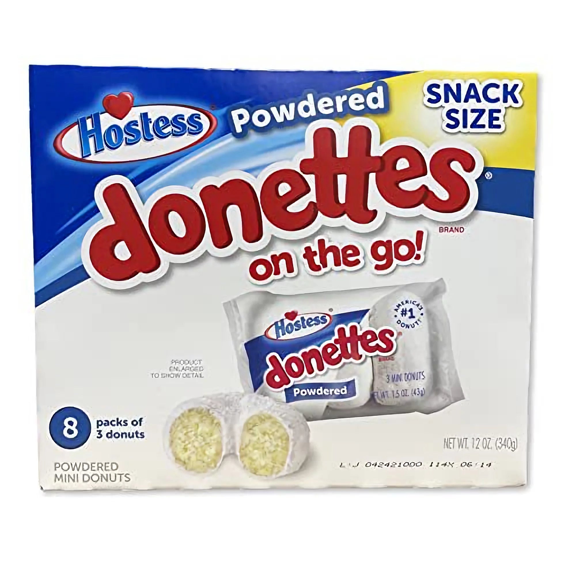 Powdered Donuts Bulk Value Pack, 96 Total A307