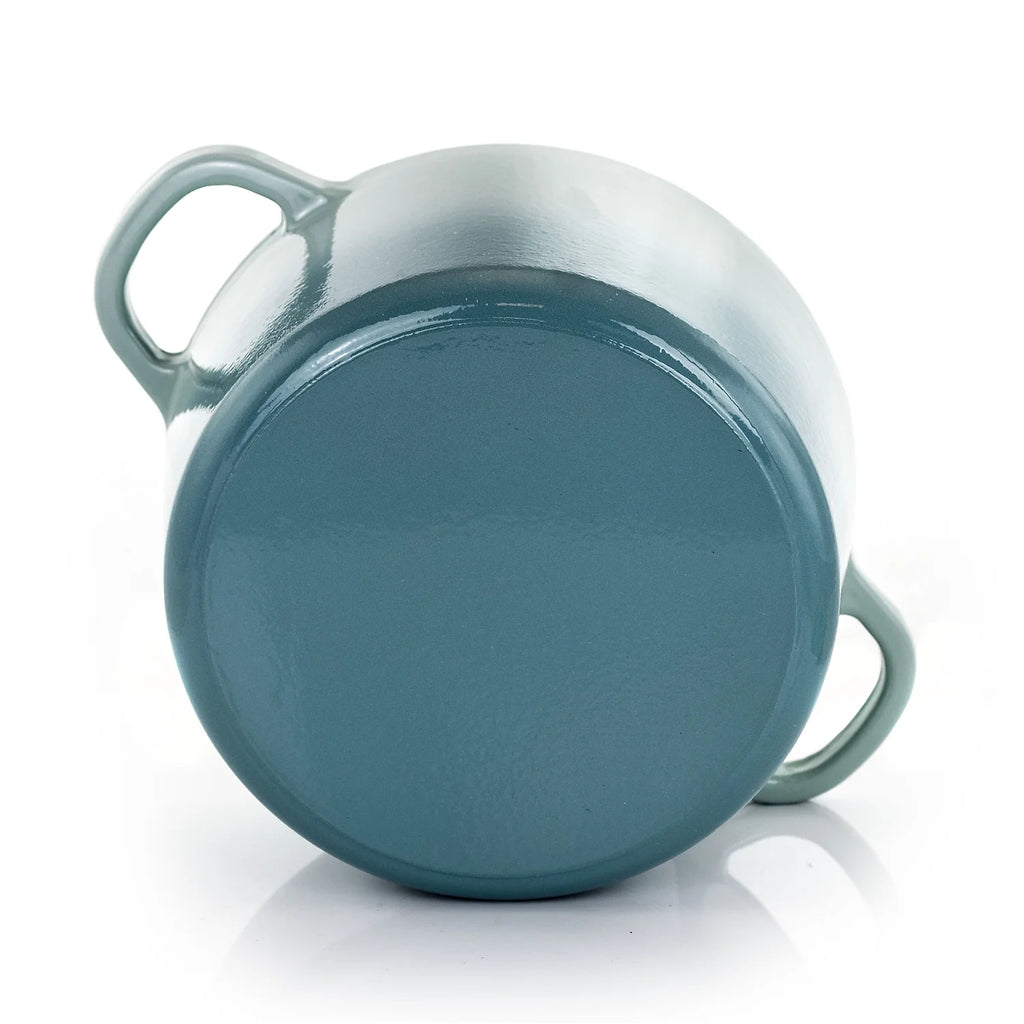 Enameled Cast Iron Dutch Oven, 7 Quarts, Aqua Blue Z4440