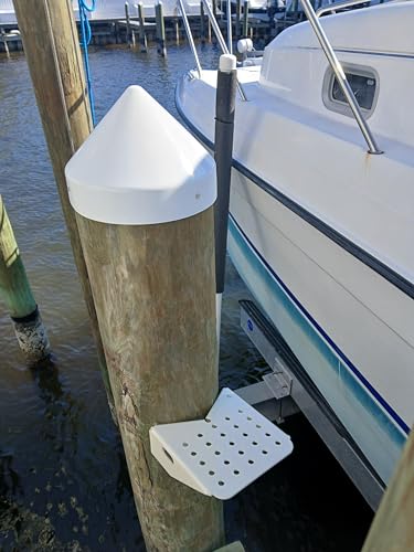 Boat Dock Step, Single-Step Boarding Platform, Aluminum W826