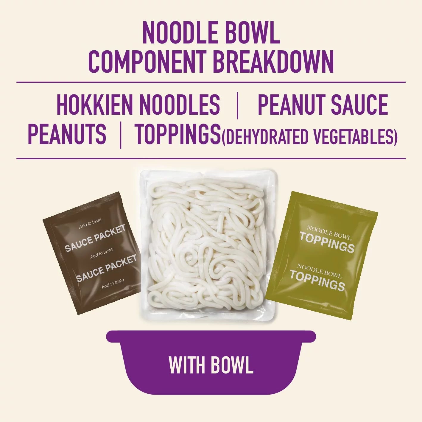 Peanut Sesame Noodle Bowl, Vegan, 8.7 oz (Pack of 6) E39751