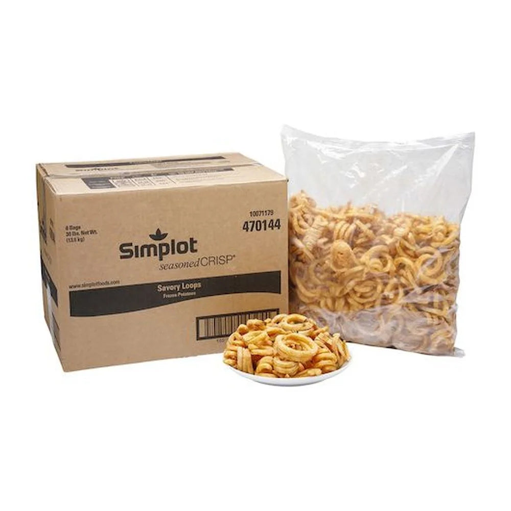 Seasoned Crispy French Fries, 5 lb, 6 per case J26511