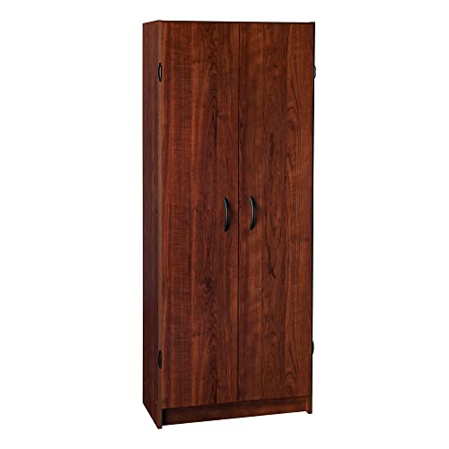Pantry Cabinet with 2 Doors and Adjustable Shelves, White D388846