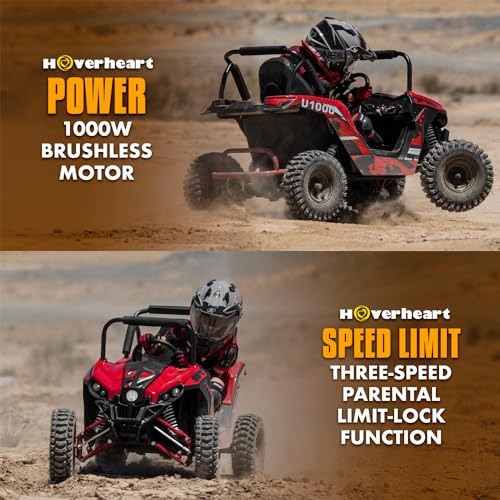 UTV Ride on Car, 48V Electric Vehicle with Shock Absorber and Disk Brake Z2277