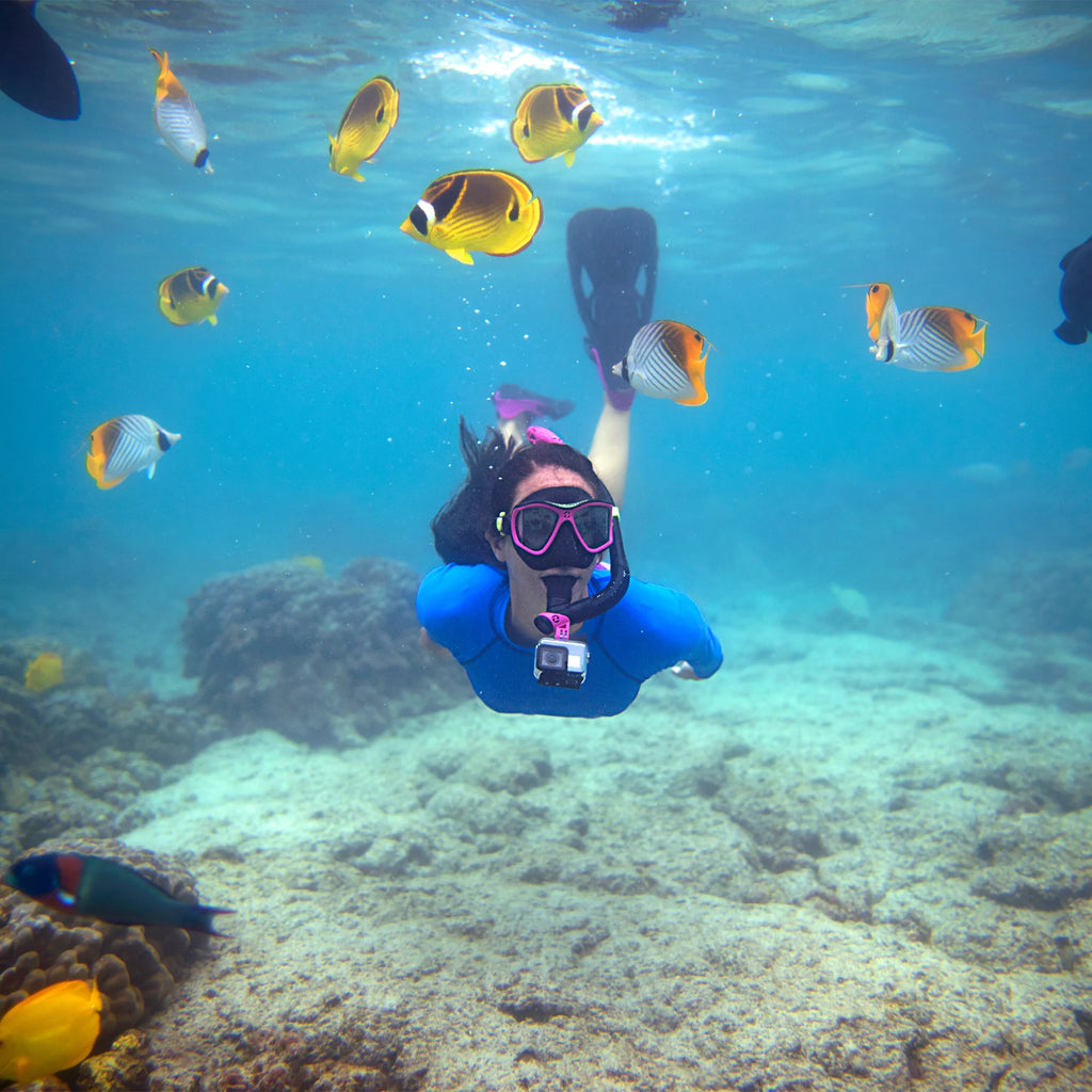 Mask, Snorkel, Fins and Bag Set V5810