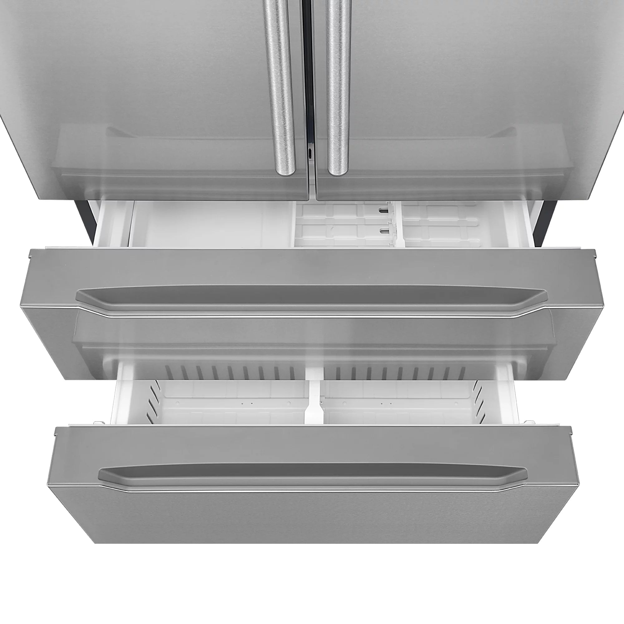 2 Piece Kitchen Appliance Package with 30" Gas Range & French Door Refrigerator B79837