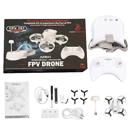 Mini FPV Drone Kit with Goggles for Beginners C484900