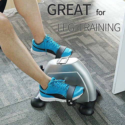 Under Desk Bike Pedal Exerciser with LCD Display A386994